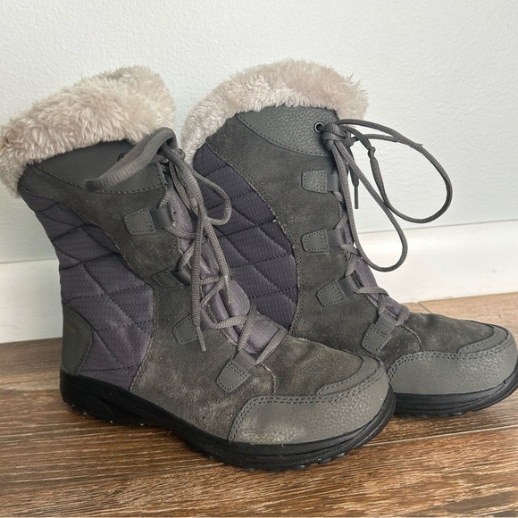 Columbia ice maiden II Womens size 8 shoes brown waterproof snow boots - Picture 1 of 5